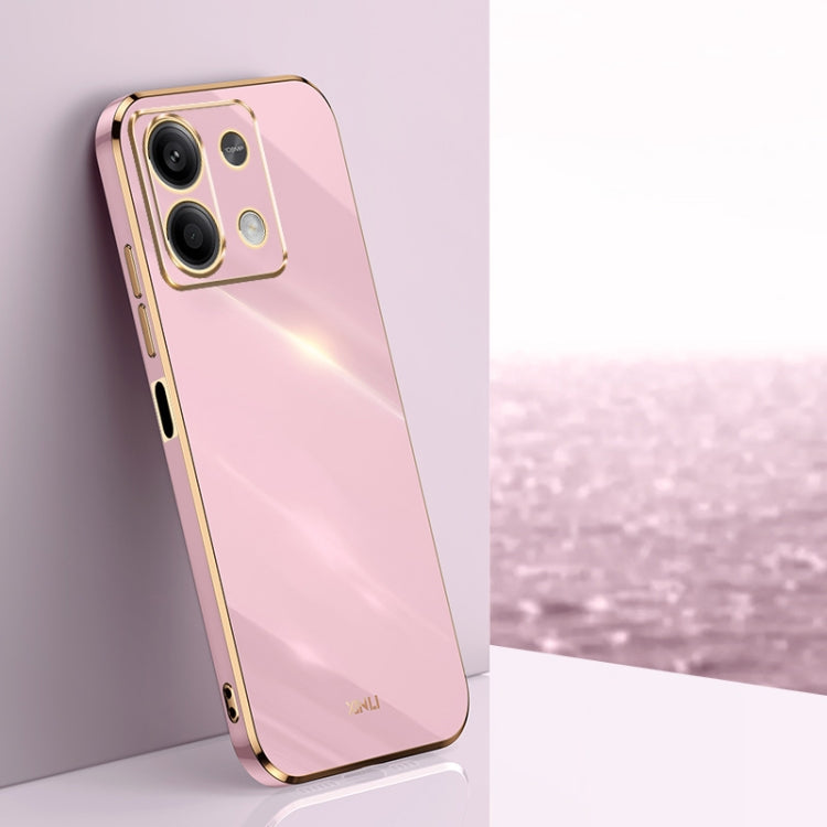 XINLI Straight Edge 6D Electroplate TPU Phone Case, For Xiaomi Redmi Note 13 5G, For Xiaomi Redmi 13C 4G, For Xiaomi Redmi Note 13 Pro+