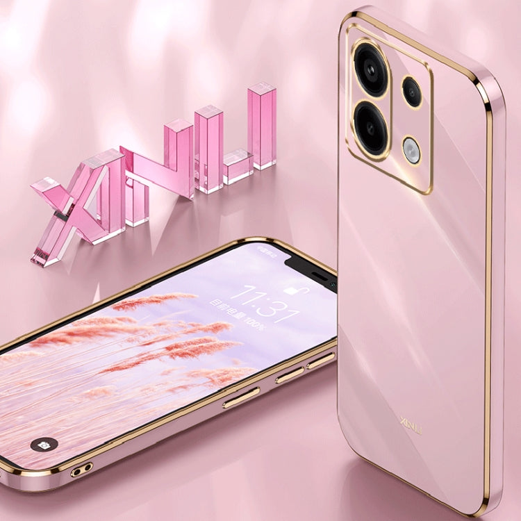 XINLI Straight Edge 6D Electroplate TPU Phone Case, For Xiaomi Redmi Note 13 Pro, For Xiaomi Redmi K60 Ultra / Mi 13T, For Xiaomi Redmi Note 12R