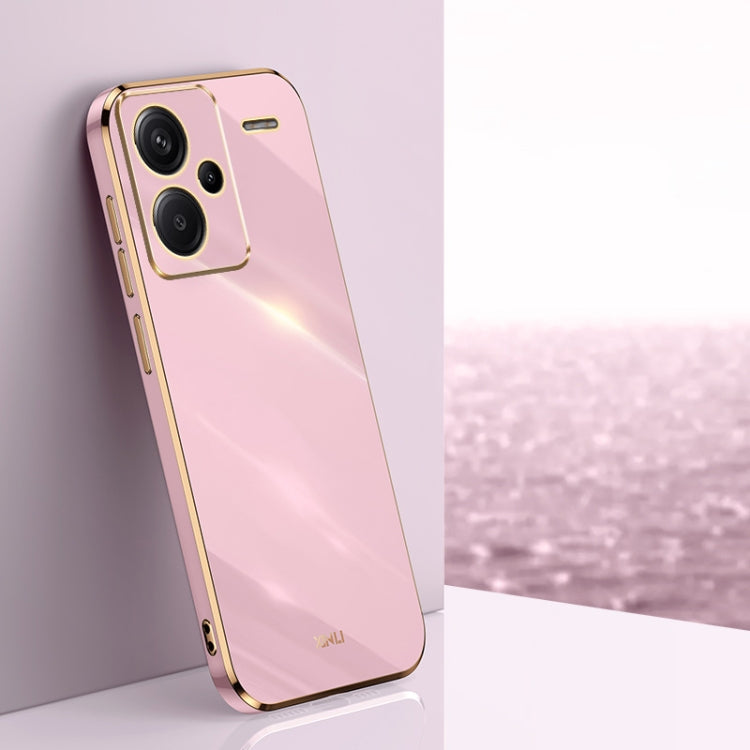 XINLI Straight Edge 6D Electroplate TPU Phone Case, For Xiaomi Redmi Note 13 5G, For Xiaomi Redmi 13C 4G, For Xiaomi Redmi Note 13 Pro+