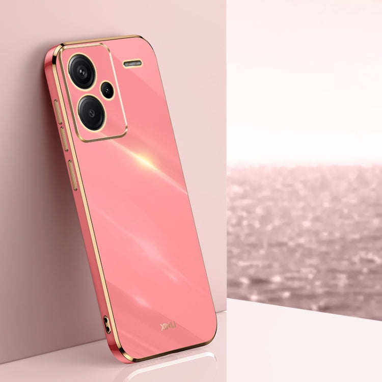XINLI Straight Edge 6D Electroplate TPU Phone Case, For Xiaomi Redmi Note 13 5G, For Xiaomi Redmi 13C 4G, For Xiaomi Redmi Note 13 Pro+