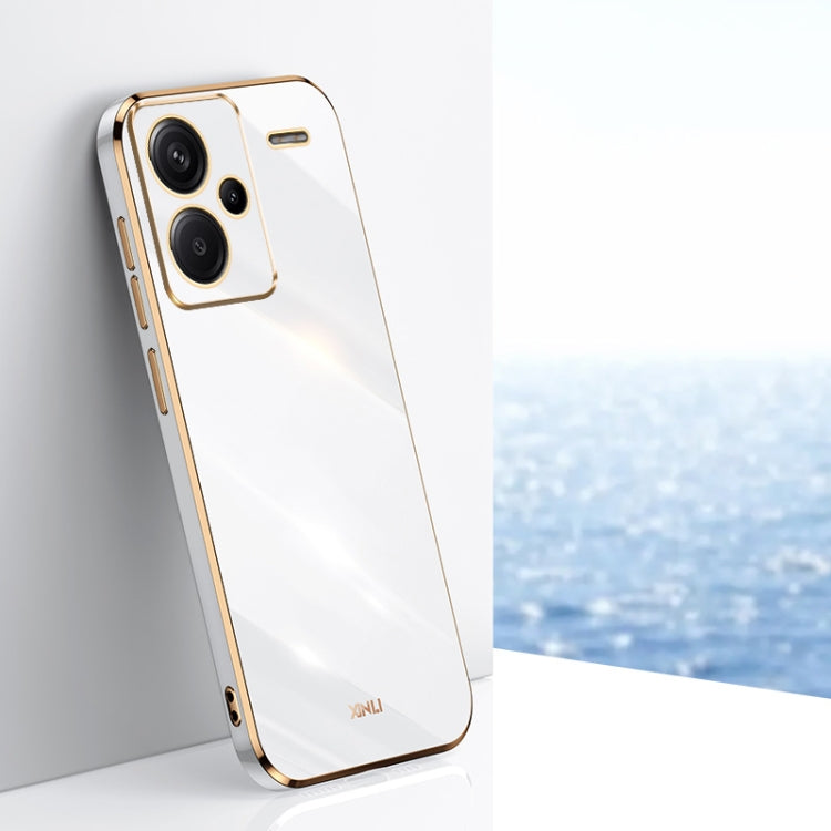 XINLI Straight Edge 6D Electroplate TPU Phone Case, For Xiaomi Redmi Note 13 5G, For Xiaomi Redmi 13C 4G, For Xiaomi Redmi Note 13 Pro+