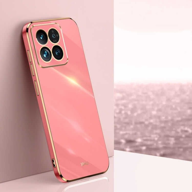 XINLI Straight Edge 6D Electroplate TPU Phone Case, For Xiaomi Redmi K70E, For Xiaomi 14 Pro, For Xiaomi 14