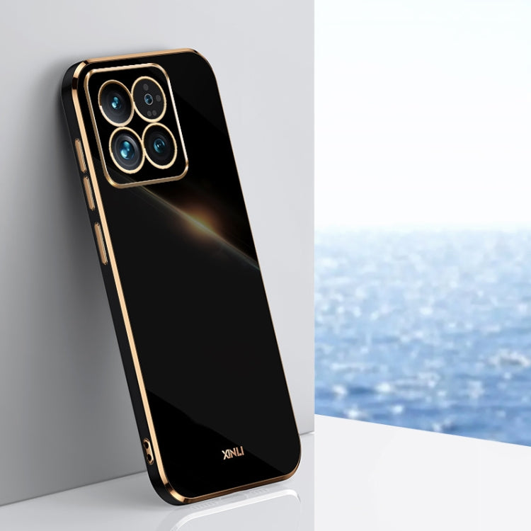 Coque XINLI Straight Edge 6D en TPU galvanisé pour Xiaomi Redmi Note 13 Pro+, Redmi Note 13 Pro, Redmi K60 Ultra / Mi 13T, Redmi Note 12R