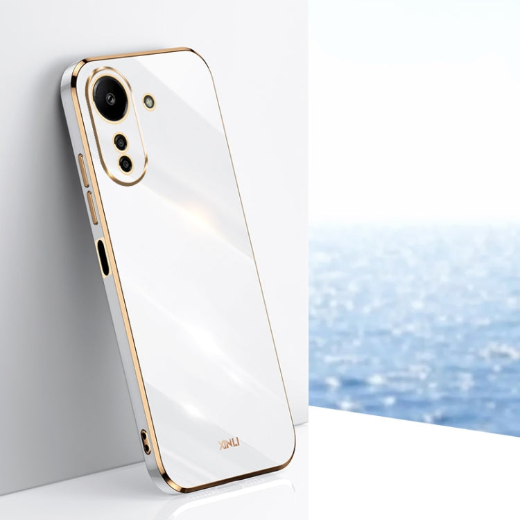 XINLI Straight Edge 6D Electroplate TPU Phone Case, For Xiaomi Redmi Note 13 5G, For Xiaomi Redmi 13C 4G, For Xiaomi Redmi Note 13 Pro+