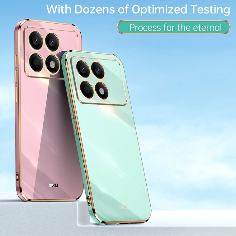 Coque XINLI Straight Edge 6D en TPU galvanisé pour Xiaomi Redmi Note 13 Pro+, Redmi Note 13 Pro, Redmi K60 Ultra / Mi 13T, Redmi Note 12R