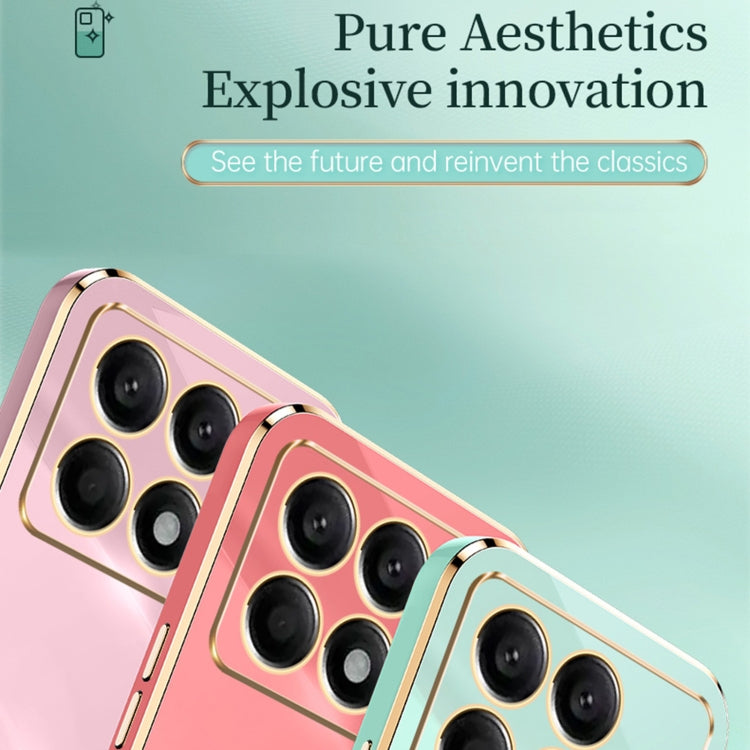 Coque XINLI Straight Edge 6D en TPU galvanisé pour Xiaomi Redmi Note 13 Pro+, Redmi Note 13 Pro, Redmi K60 Ultra / Mi 13T, Redmi Note 12R