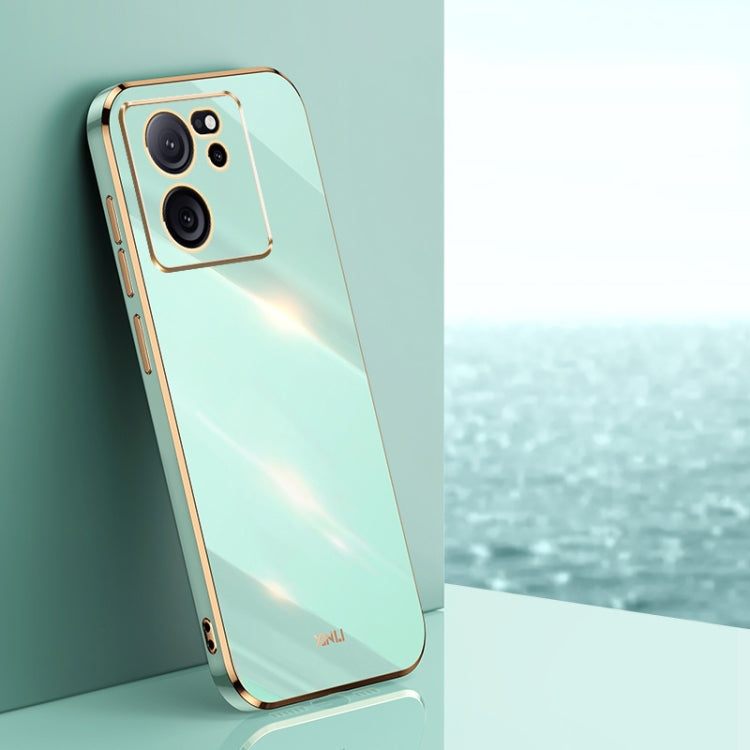 XINLI Straight Edge 6D Electroplate TPU Phone Case