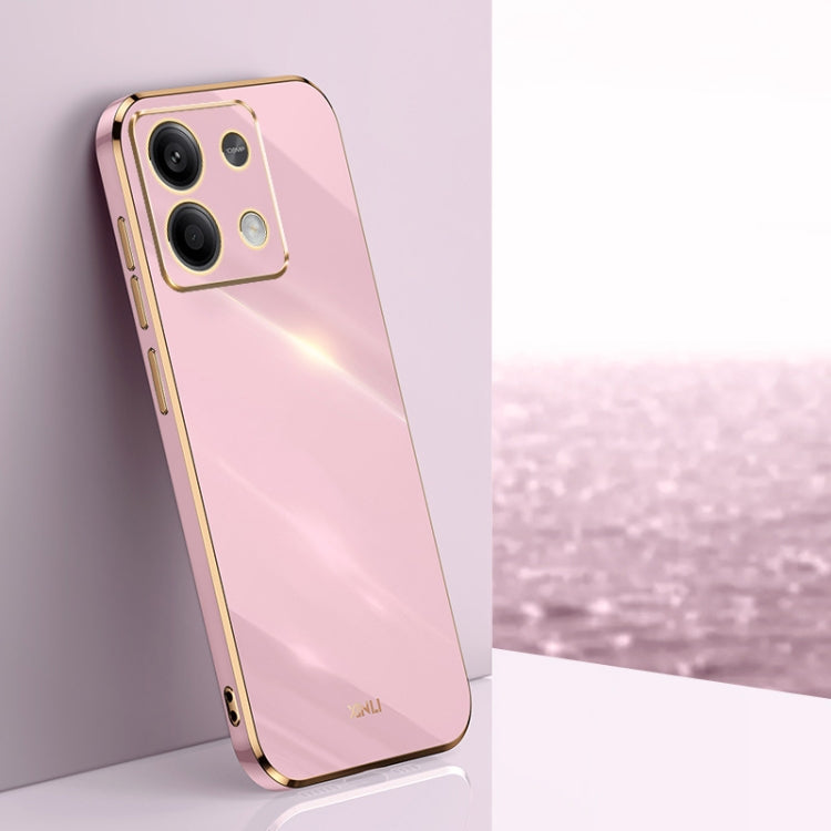 XINLI Straight Edge 6D Electroplate TPU Phone Case, For Xiaomi Redmi Note 13 Pro 4G, For Xiaomi Redmi Note 13 4G, For Xiaomi Redmi 13C 5G
