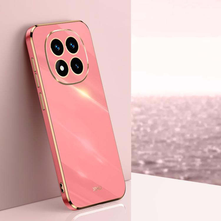 Coque XINLI Straight Edge 6D en TPU galvanisé pour Redmi Note 14 Pro 4G Global, Redmi Note 14 4G 163,25 mm, Redmi Note 14 5G Global, Redmi 14 4G