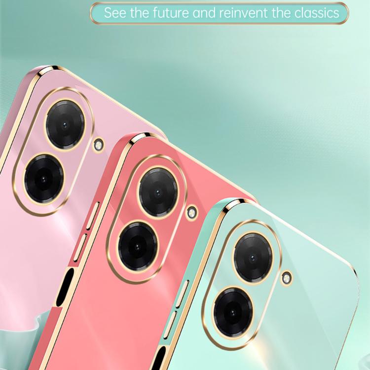 Coque XINLI Straight Edge 6D en TPU galvanisé pour Redmi Note 14 Pro 4G Global, Redmi Note 14 4G 163,25 mm, Redmi Note 14 5G Global, Redmi 14 4G