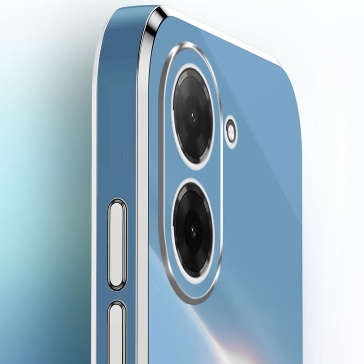 Coque XINLI Straight Edge 6D en TPU galvanisé pour Redmi Note 14 Pro 4G Global, Redmi Note 14 4G 163,25 mm, Redmi Note 14 5G Global, Redmi 14 4G