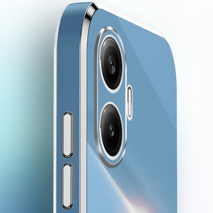 XINLI Straight Edge 6D Electroplate TPU Phone Case