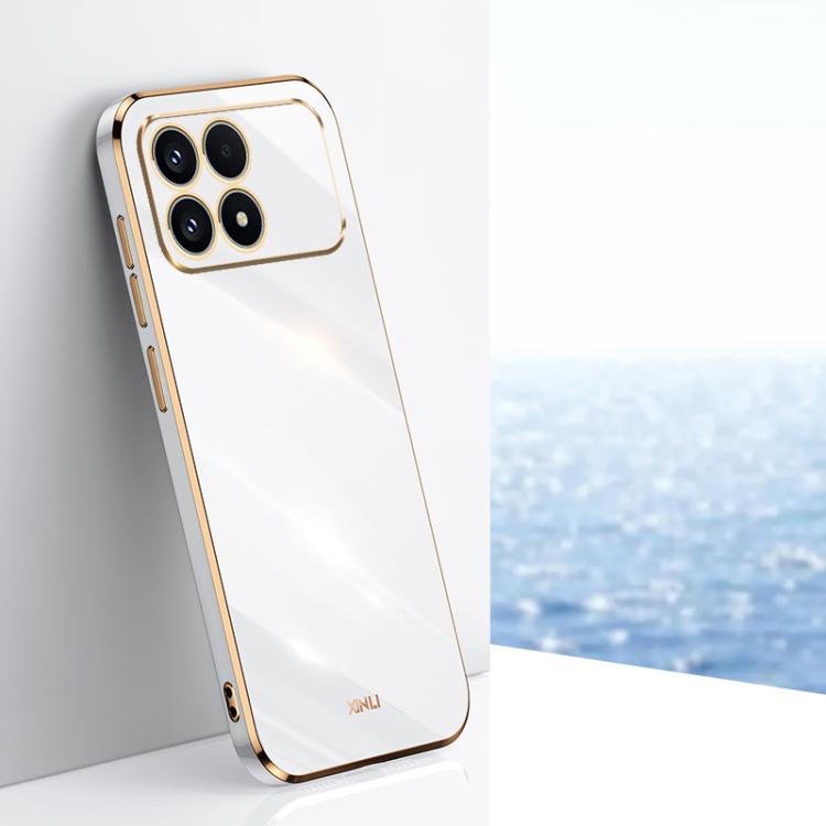 XINLI Straight Edge 6D Electroplate TPU Phone Case, For Redmi K90 / Poco F8 Pro, For Redmi 15 5G Global / 4G SEA 169.5, For Redmi 15 5G / 4G EU 171mm