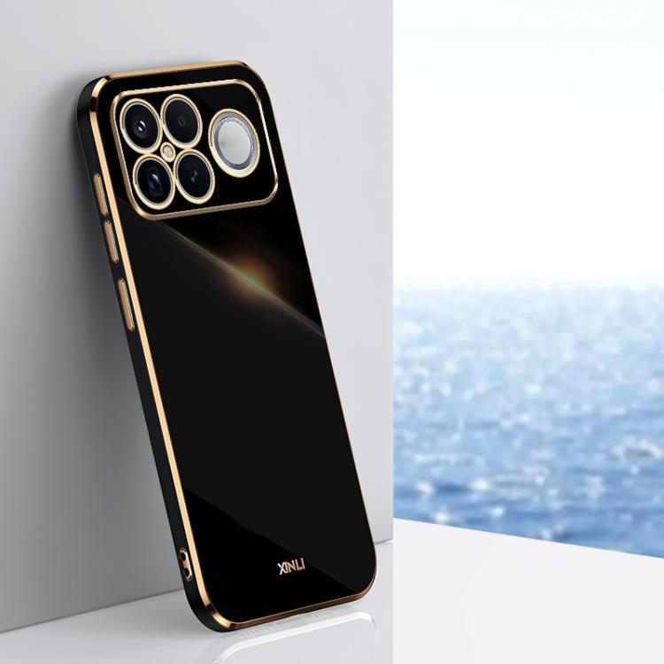 XINLI Straight Edge 6D Electroplate TPU Phone Case, For Redmi Note 15 4G Global 164mm, For Redmi K90 Pro Max / Poco F8 Ultra, For Redmi Note 15 Pro 4G Global 163.2mm