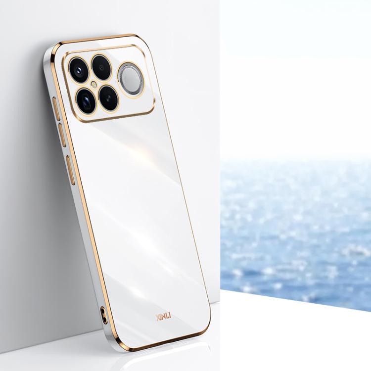 XINLI Straight Edge 6D Electroplate TPU Phone Case, For Redmi Note 15 4G Global 164mm, For Redmi K90 Pro Max / Poco F8 Ultra, For Redmi Note 15 Pro 4G Global 163.2mm