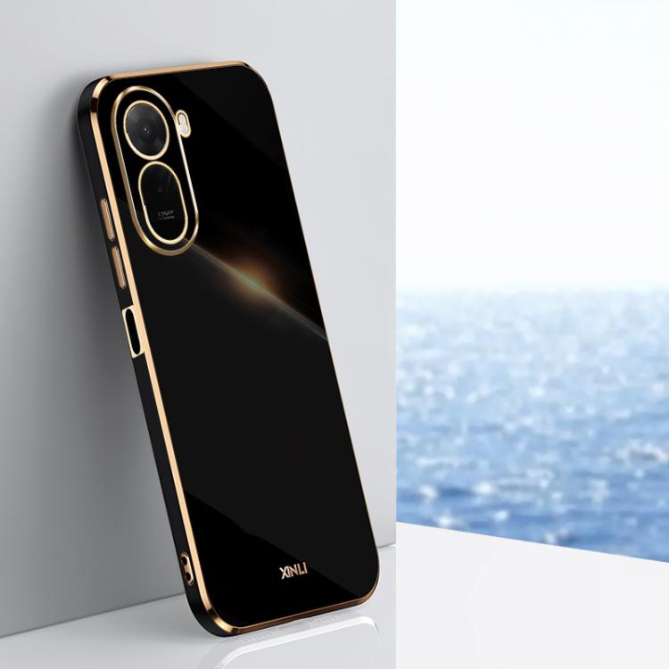 XINLI Straight Edge 6D Electroplate TPU Phone Case, For Redmi A7 Pro 4G/5G 171mm / Poco C85x 5G, For Redmi 15a 5G, For Redmi Turbo 5 Max 5G/Poco X8 Pro Max 5G