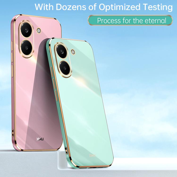 XINLI Straight Edge 6D Electroplate TPU Phone Case, For Redmi Turbo 5 5G/Poco X8 Pro 5G, For Redmi Note 15 4G Global 164mm, For Redmi K90 Pro Max / Poco F8 Ultra