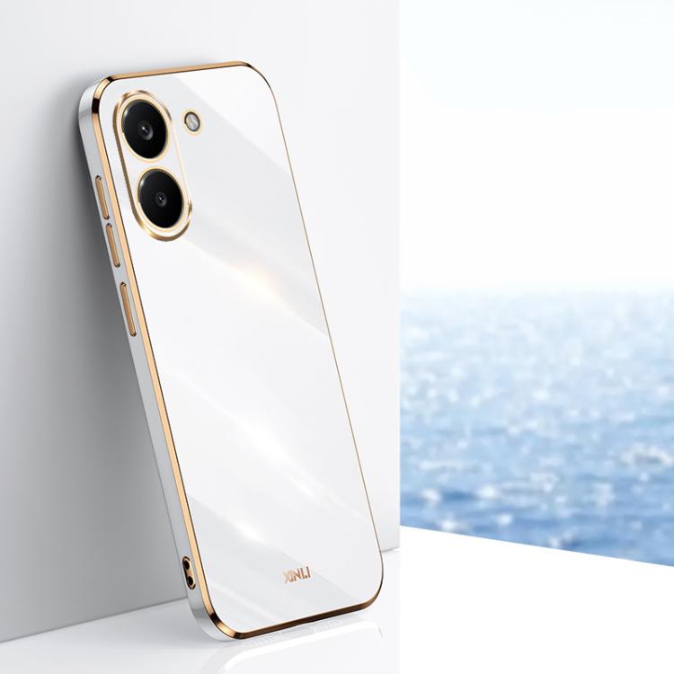 XINLI Straight Edge 6D Electroplate TPU Phone Case, For Redmi Turbo 5 5G/Poco X8 Pro 5G, For Redmi Note 15 4G Global 164mm, For Redmi K90 Pro Max / Poco F8 Ultra