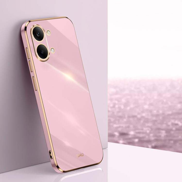 XINLI Straight Edge 6D Electroplate TPU Phone Case, For Redmi A7 Pro 4G/5G 171mm / Poco C85x 5G, For Redmi 15a 5G, For Redmi Turbo 5 Max 5G/Poco X8 Pro Max 5G
