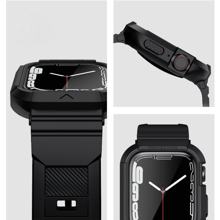 Carbon Fiber TPU Integrated Watch Band