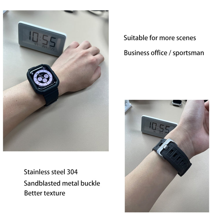 Carbon Fiber TPU Integrated Watch Band