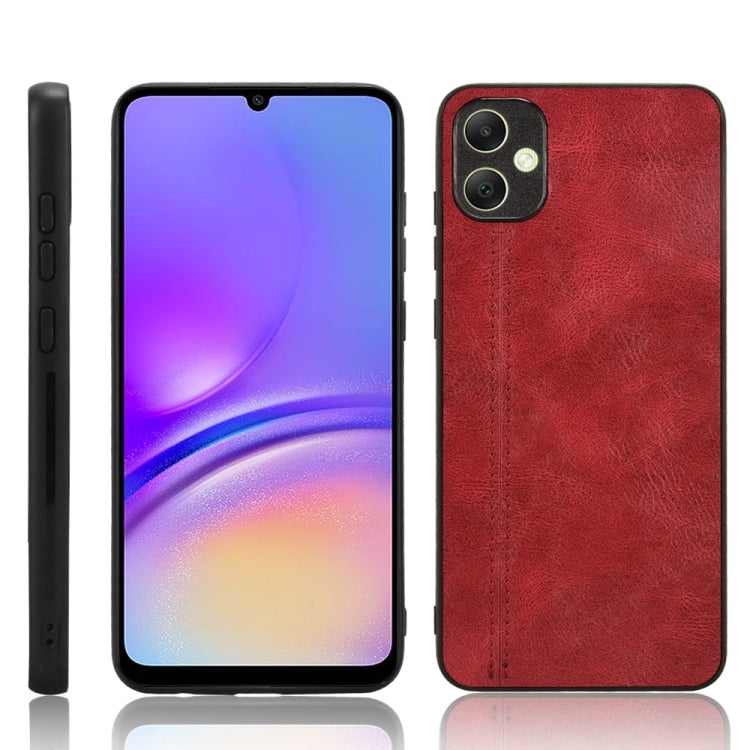 Cow Pattern Sewing Back Cover Phone Case, For Samsung Galaxy A05s 4G, For Samsung Galaxy S24 Ultra 5G, For Samsung Galaxy A05 4G, For Samsung Galaxy A15 4G, For Samsung Galaxy S24+ 5G, For Samsung Galaxy M34 5G