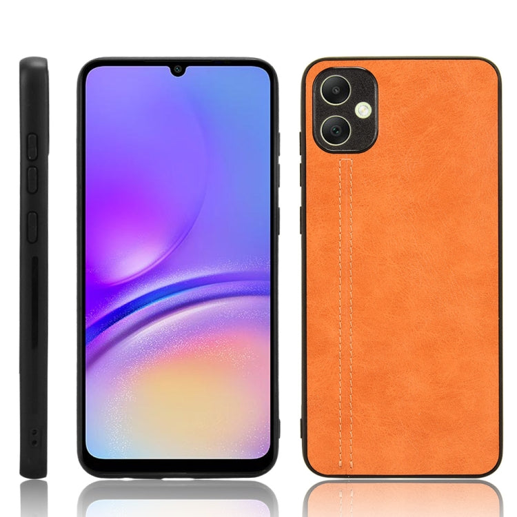 Cow Pattern Sewing Back Cover Phone Case, For Samsung Galaxy A05s 4G, For Samsung Galaxy S24 Ultra 5G, For Samsung Galaxy A05 4G, For Samsung Galaxy A15 4G, For Samsung Galaxy S24+ 5G, For Samsung Galaxy M34 5G