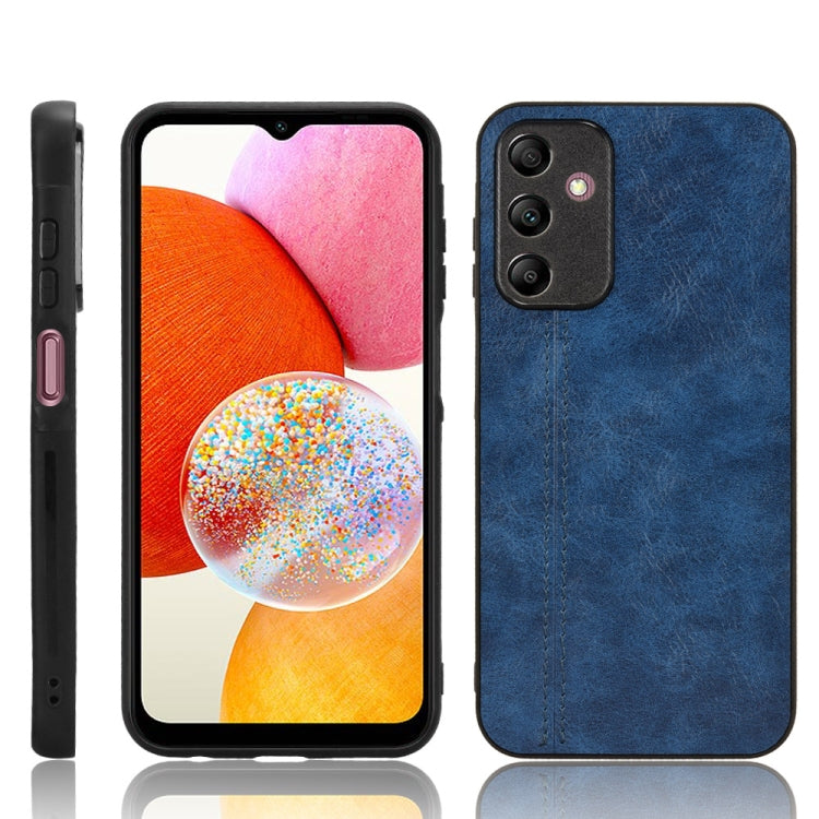 Cow Pattern Sewing Back Cover Phone Case, For Samsung Galaxy A05s 4G, For Samsung Galaxy S24 Ultra 5G, For Samsung Galaxy A05 4G, For Samsung Galaxy A15 4G, For Samsung Galaxy S24+ 5G, For Samsung Galaxy M34 5G