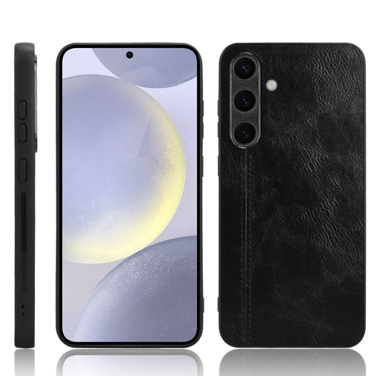 Cow Pattern Sewing Back Cover Phone Case, For Samsung Galaxy A05s 4G, For Samsung Galaxy S24 Ultra 5G, For Samsung Galaxy A05 4G, For Samsung Galaxy A15 4G, For Samsung Galaxy S24+ 5G, For Samsung Galaxy M34 5G