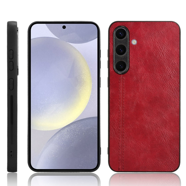 Cow Pattern Sewing Back Cover Phone Case, For Samsung Galaxy A05s 4G, For Samsung Galaxy S24 Ultra 5G, For Samsung Galaxy A05 4G, For Samsung Galaxy A15 4G, For Samsung Galaxy S24+ 5G, For Samsung Galaxy M34 5G