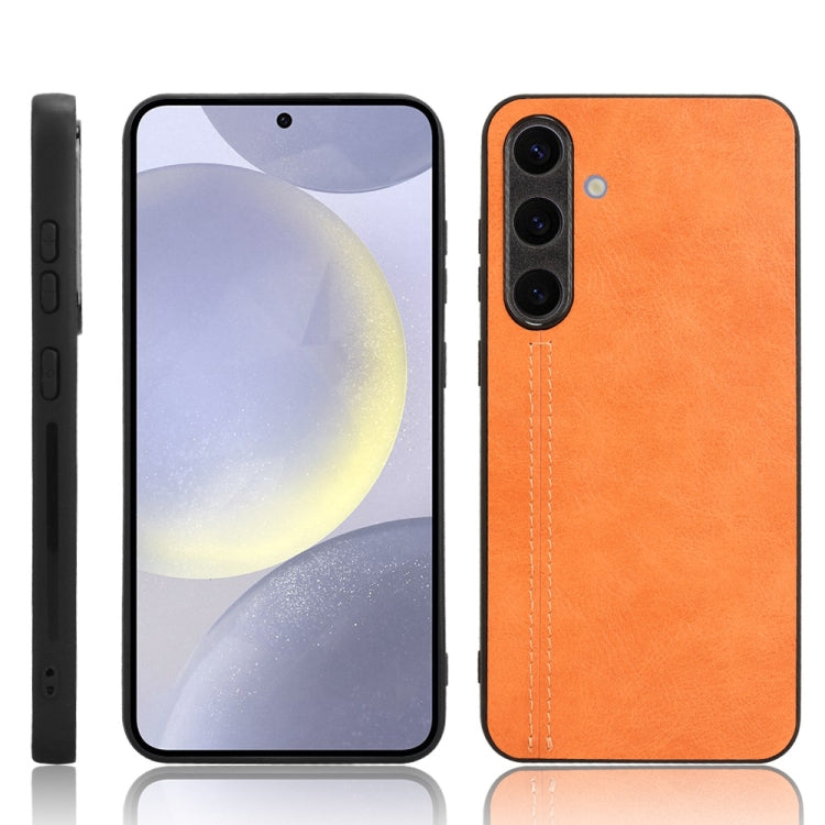 Cow Pattern Sewing Back Cover Phone Case, For Samsung Galaxy A05s 4G, For Samsung Galaxy S24 Ultra 5G, For Samsung Galaxy A05 4G, For Samsung Galaxy A15 4G, For Samsung Galaxy M34 5G, For Samsung Galaxy S24+ 5G