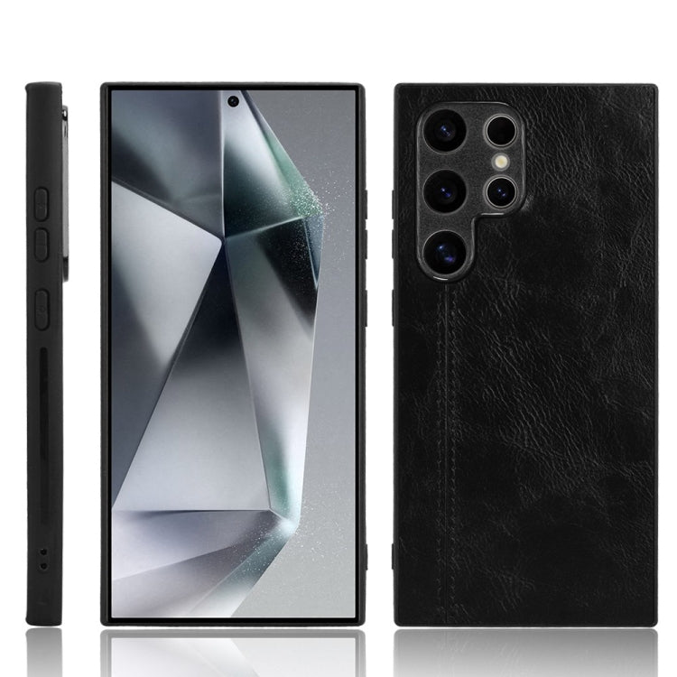 Cow Pattern Sewing Back Cover Phone Case