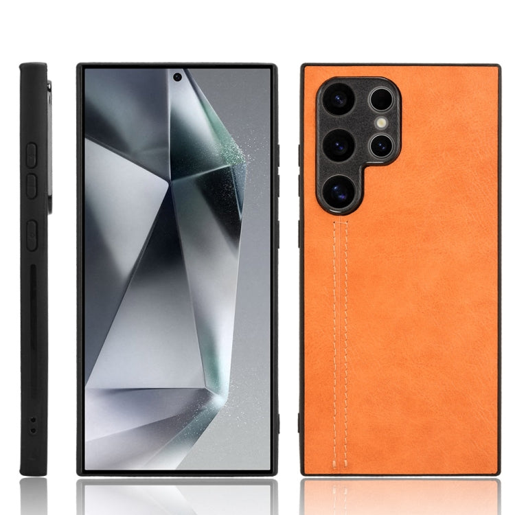 Cow Pattern Sewing Back Cover Phone Case