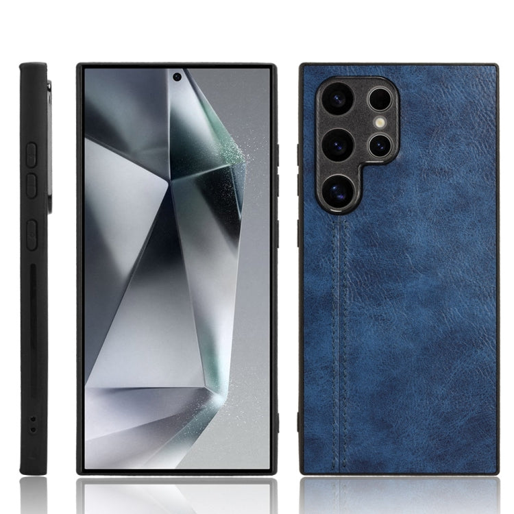 Cow Pattern Sewing Back Cover Phone Case, For Samsung Galaxy A05s 4G, For Samsung Galaxy S24 Ultra 5G, For Samsung Galaxy A05 4G, For Samsung Galaxy A15 4G, For Samsung Galaxy S24+ 5G, For Samsung Galaxy M34 5G