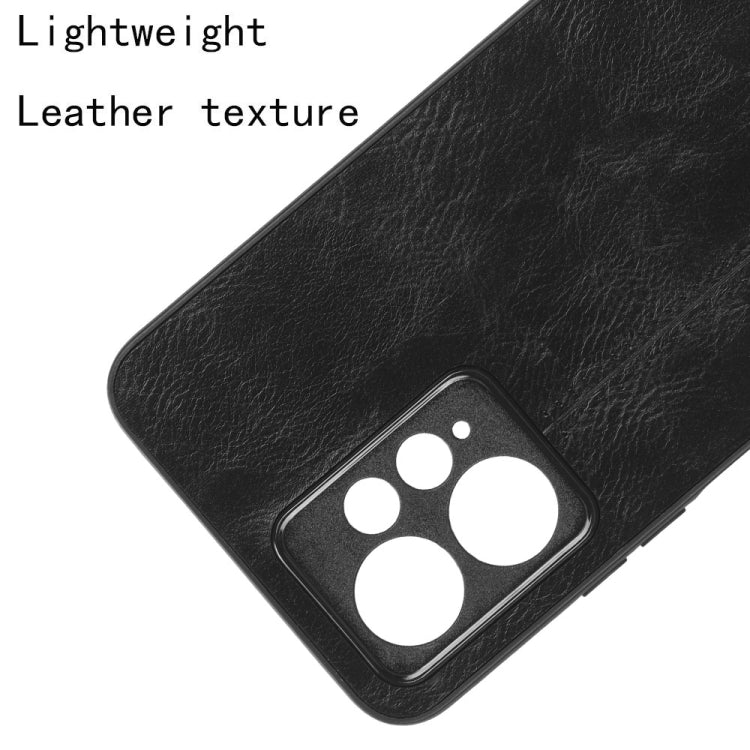 Sewing Cow Pattern Skin PC + PU + TPU Phone Case, For Xiaomi Redmi Note 12 4G Global