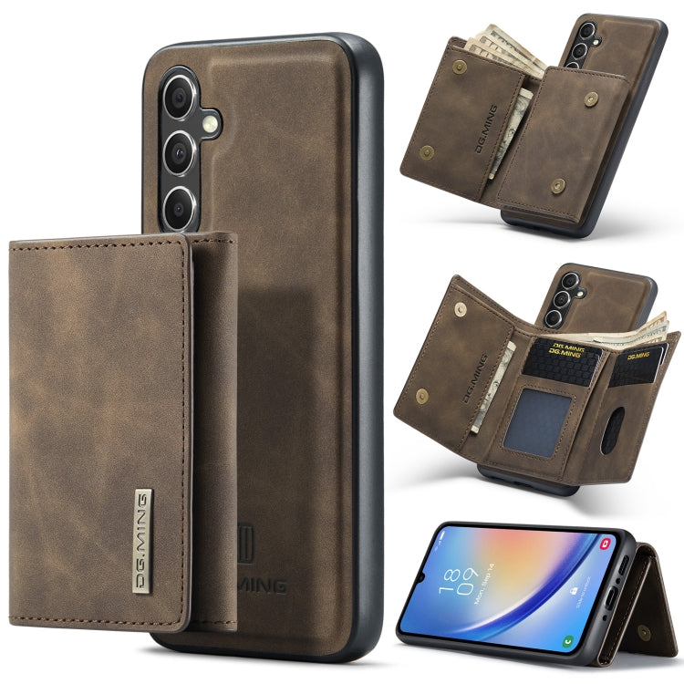 DG.MING M1 Series 3-Fold Multi Card Wallet + Magnetic Phone Case