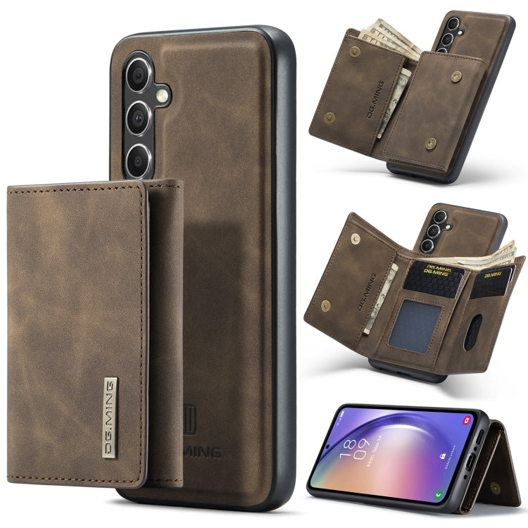 DG.MING M1 Series 3-Fold Multi Card Wallet + Magnetic Phone Case