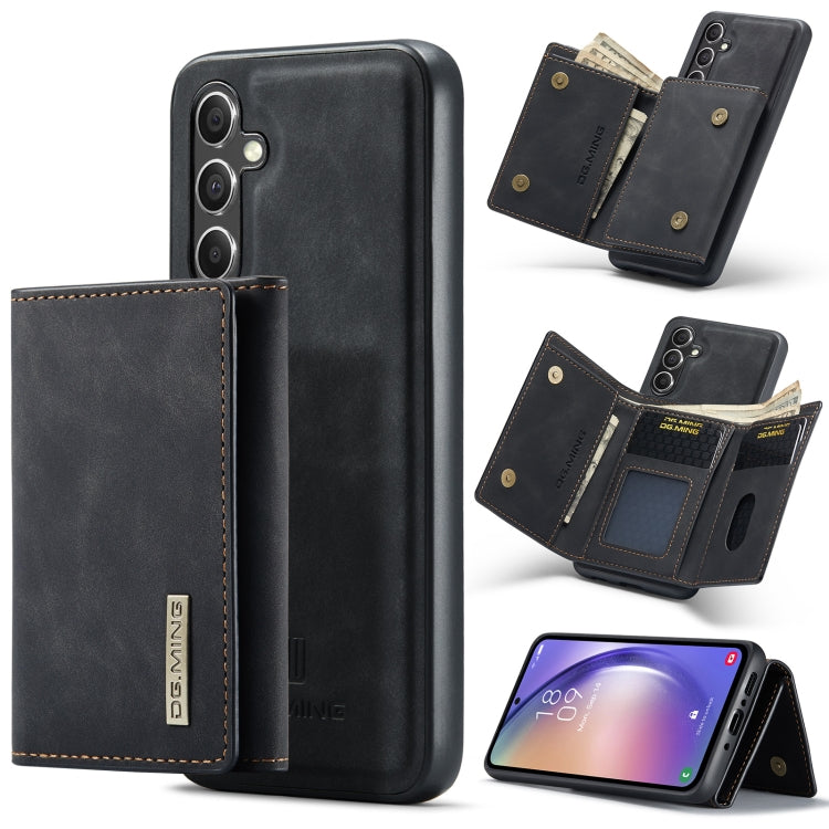 DG.MING M1 Series 3-Fold Multi Card Wallet + Magnetic Phone Case