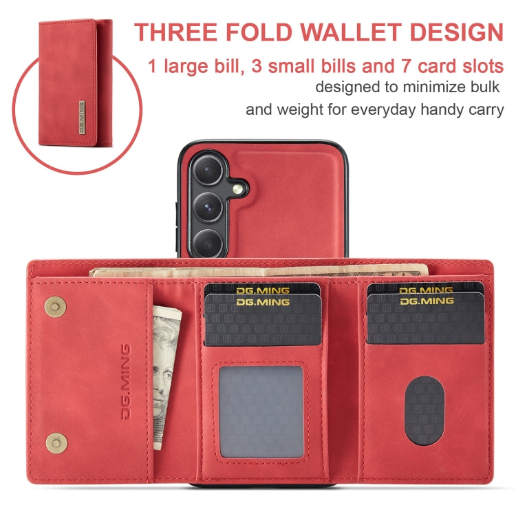 DG.MING M1 Series 3-Fold Multi Card Wallet + Magnetic Phone Case