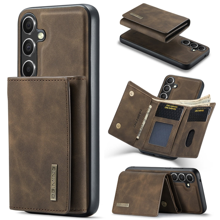 DG.MING M1 Series 3-Fold Multi Card Wallet + Magnetic Phone Case