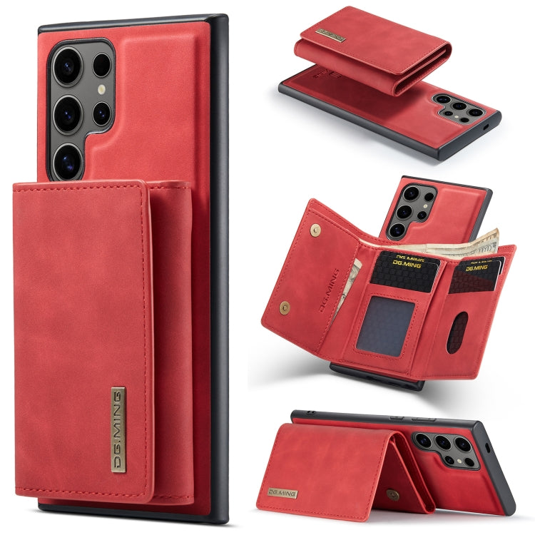 DG.MING M1 Series 3-Fold Multi Card Wallet + Magnetic Phone Case