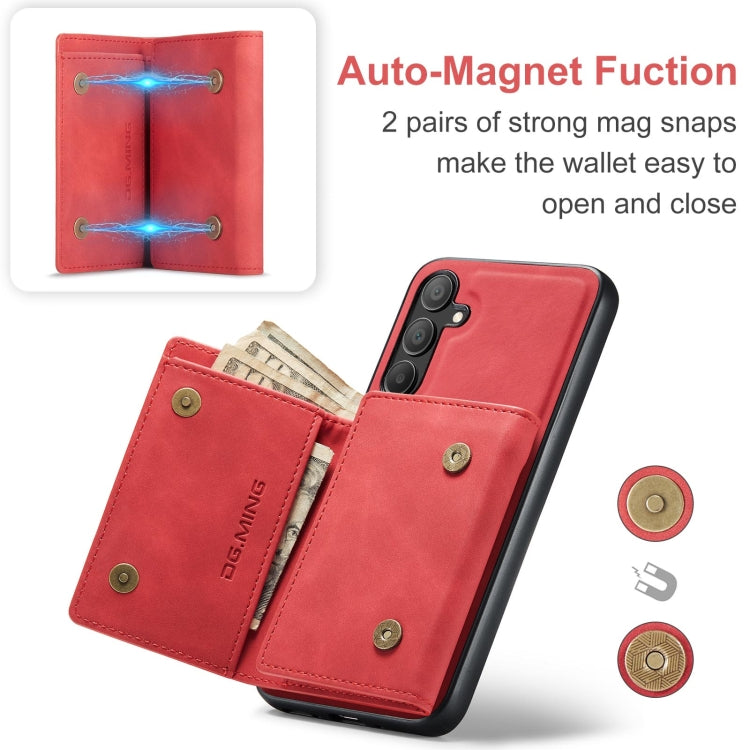DG.MING M1 Series 3-Fold Multi Card Wallet + Magnetic Phone Case