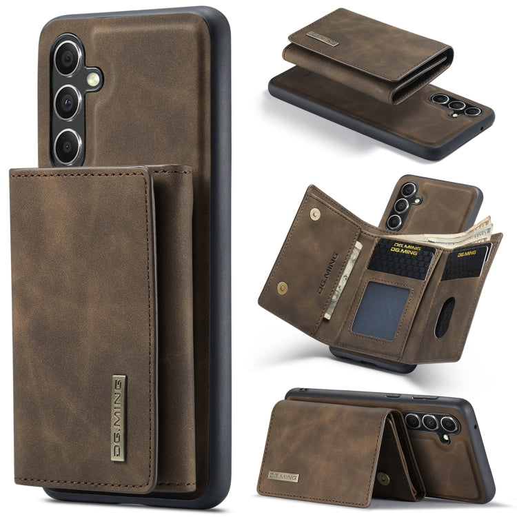 DG.MING M1 Series 3-Fold Multi Card Wallet + Magnetic Phone Case