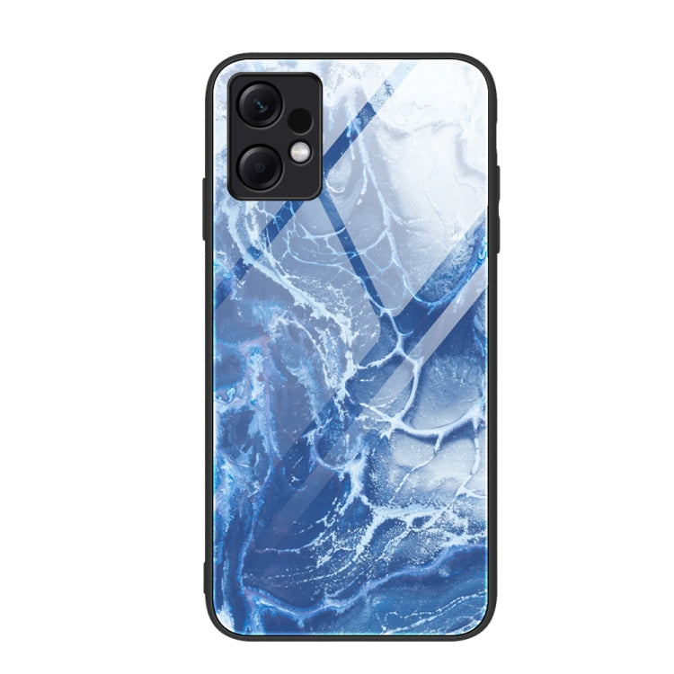 Marble Pattern Glass Protective Phone Case