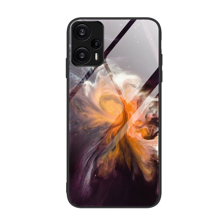 Marble Pattern Glass Protective Phone Case