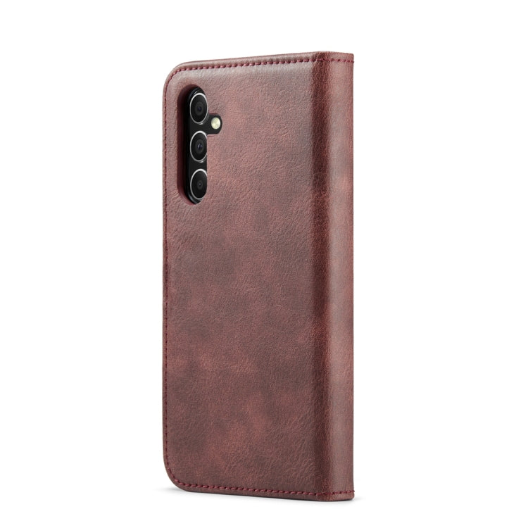 Étui en cuir magnétique amovible DG.MING Crazy Horse Texture pour Samsung Galaxy A34 5G et Samsung Galaxy A54 5G