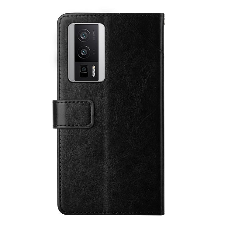 Y-shaped Pattern Flip Leather Phone Case