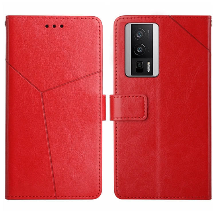 Y-shaped Pattern Flip Leather Phone Case