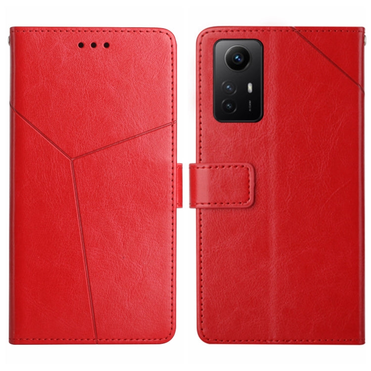 Y-shaped Pattern Flip Leather Phone Case