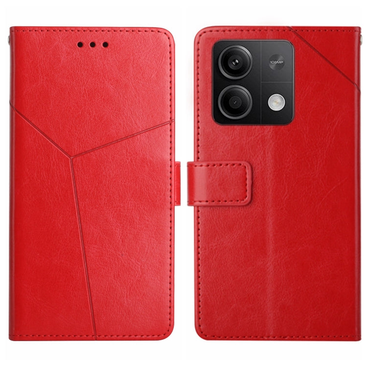 Y-shaped Pattern Flip Leather Phone Case